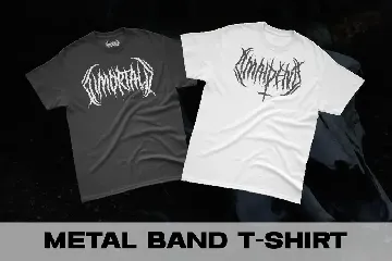 Bradthen - Death Metal Font