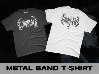 Bradthen - Death Metal Font