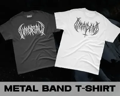 Bradthen - Death Metal Font