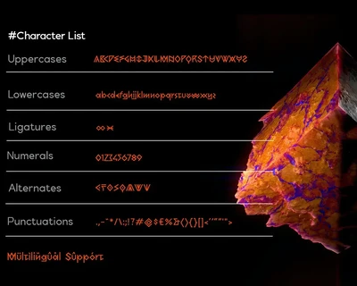 Konvix - Modern Scifi x Tribe Display Sans font