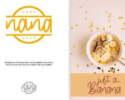 Buttercake | Monoscript font