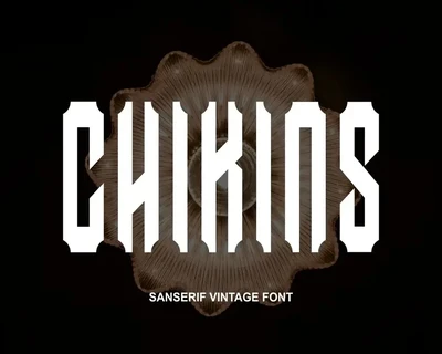Chikins font