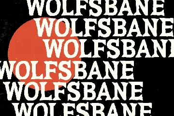 Wolfsbane font