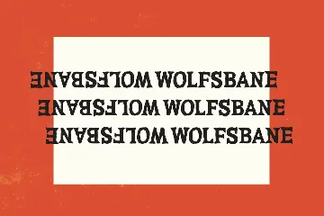 Wolfsbane font