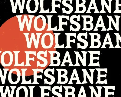 Wolfsbane font