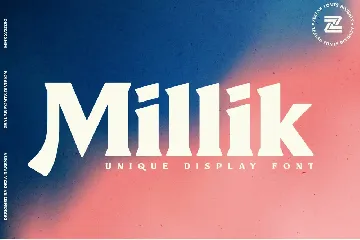 Millik font