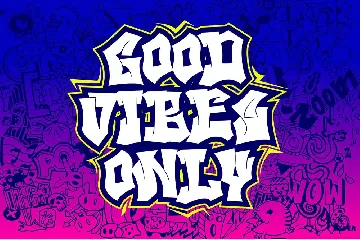 Under Boom - Urban Graffiti Font