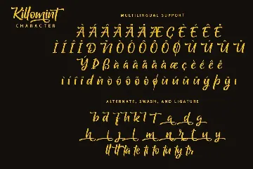Killomint Script Font