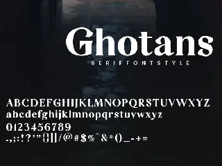 Ghotans - Serif Font