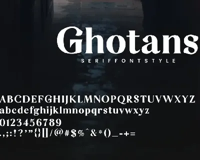 Ghotans - Serif Font