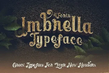 Umbrella - 4 Display Fonts