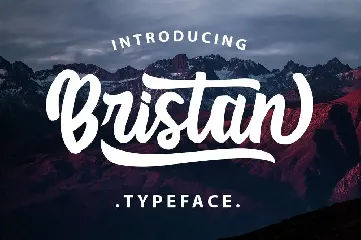 Bristan Typeface font