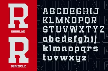 Runking - A Modern Sport Font