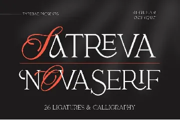 Satreva Nova Serif Font