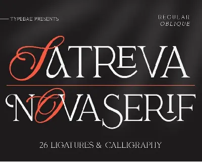 Satreva Nova Serif Font