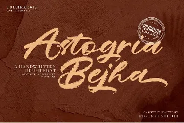 Astogria Bejha - Modern Brush Font