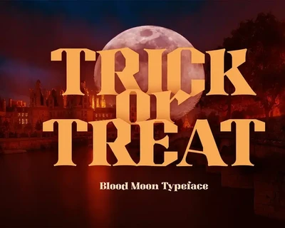 Blood Moon font
