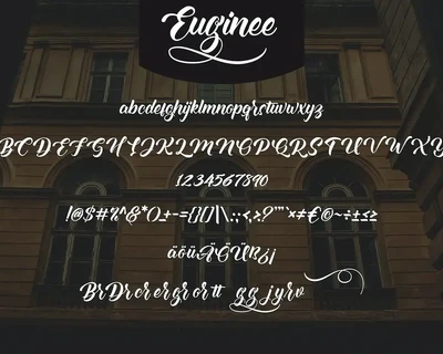 Euginee | Handwriting Script Font