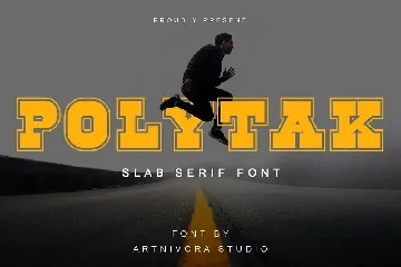 Polytak - Slab Serif Font