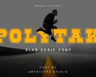 Polytak - Slab Serif Font