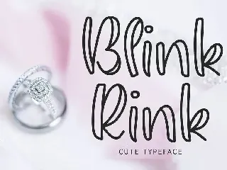 Blink Rink Cute Typeface font