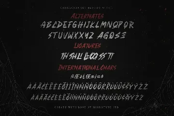 Bloody Witch Horror Instagram Font