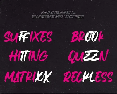 Avoiste Laverta font