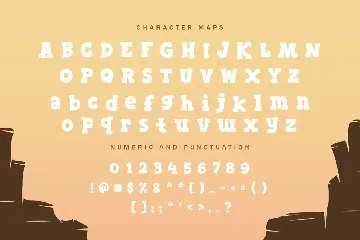 Sheriff Bounce - kids western font