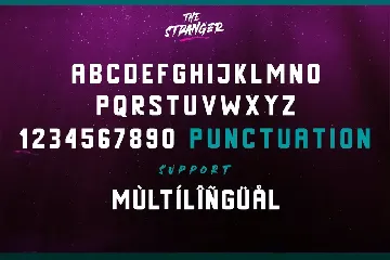 Stranger Font Duo + Extras