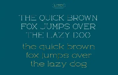 Lotex font