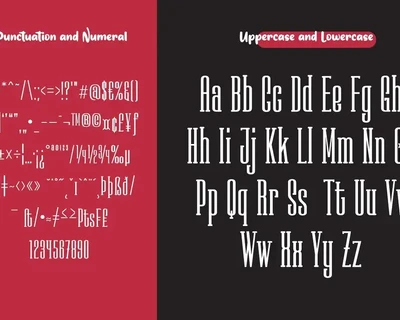 KABOORE | Retro Condensed Font