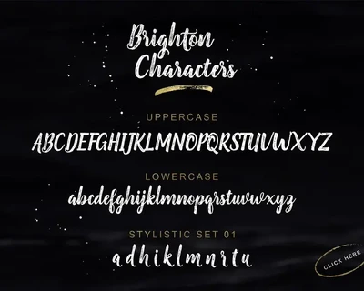 Brighton Script font