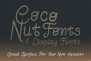 Coconut - Display Font