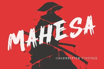 Mahesa Handwritten Brush Font