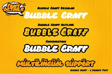 Bubble Graff - Bouncy Font