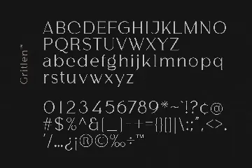 Gritlen font