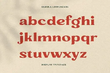 Gudina Serif font