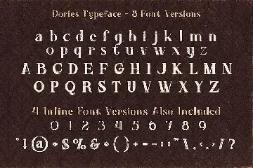 Dories - Display Font