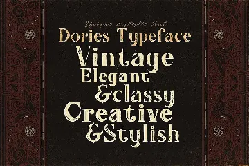 Dories - Display Font