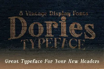 Dories - Display Font