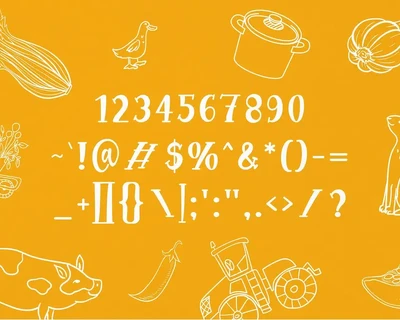 Farmhouse Haystack - Organic Font