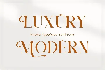 Hiroka Modern Serif Font