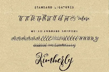 Kimberly Script Font