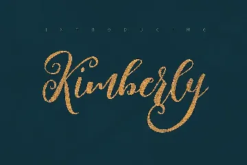 Kimberly Script Font