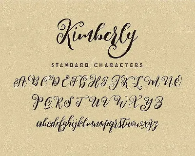 Kimberly Script Font