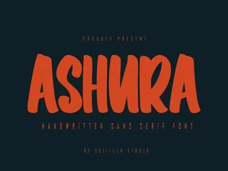 Ashura - Handwritten Sans Serif Font
