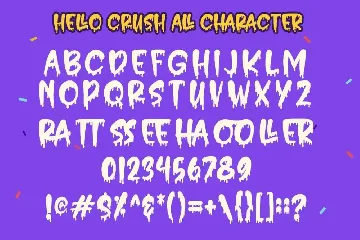 Hello Crush font