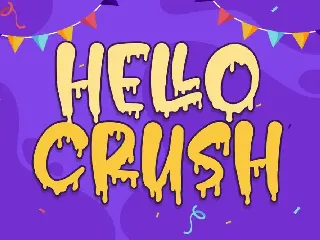 Hello Crush font