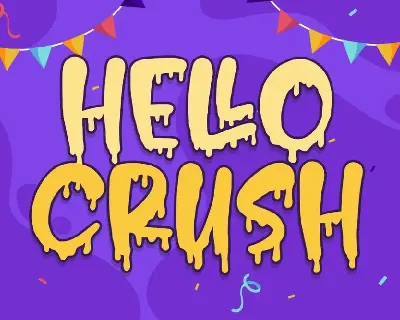 Hello Crush font