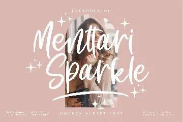 Menttari Sparkle Handwritten font